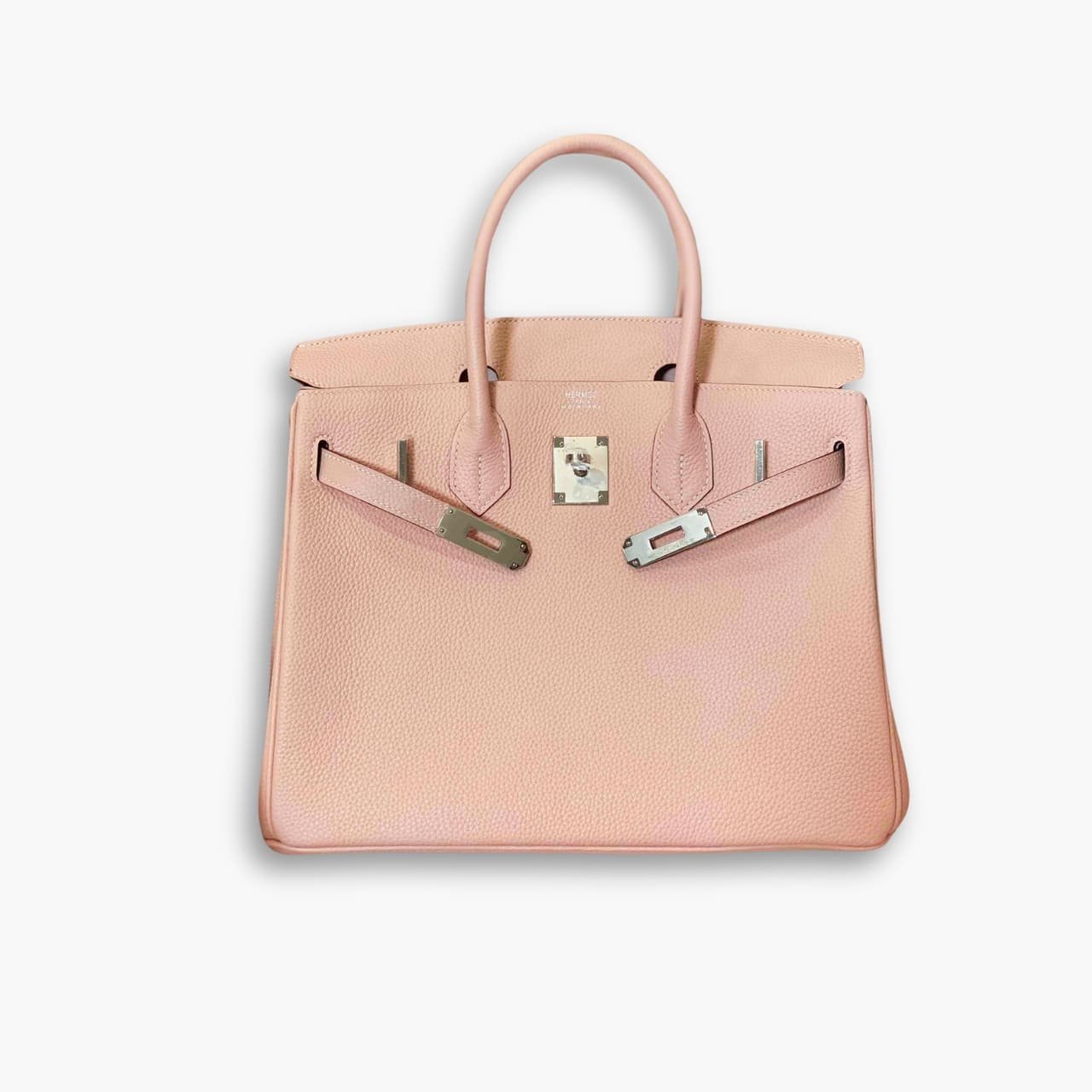489-6-1 Hermes Birkin 30 Bag Rose Sakura 30Cm - Image 1