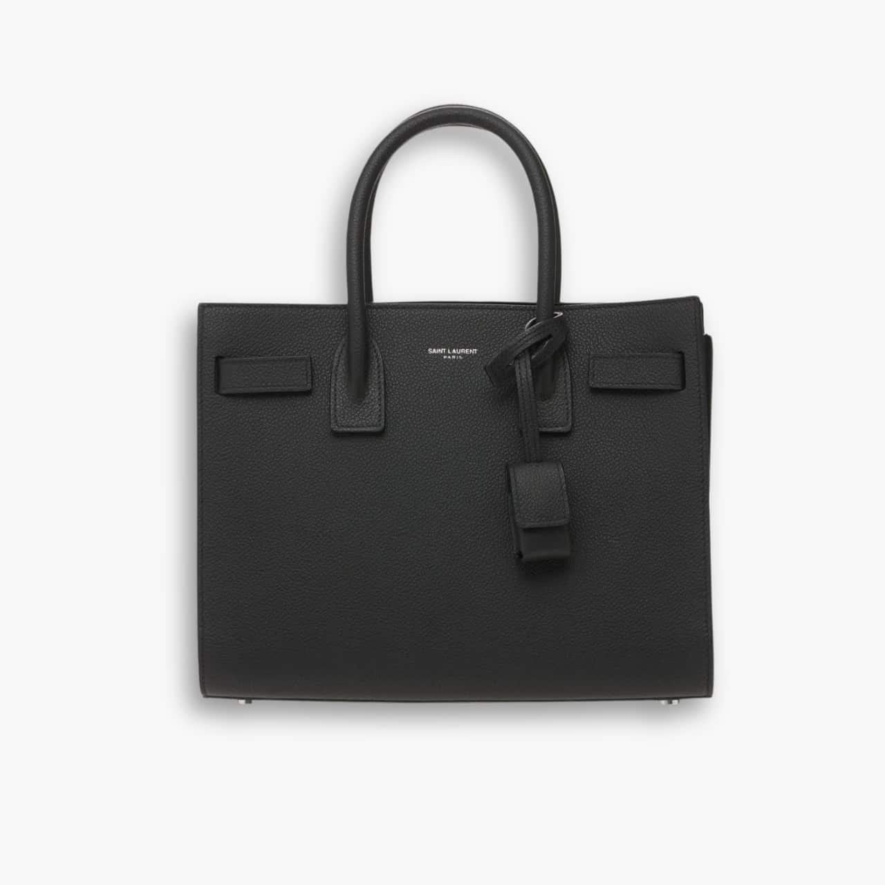 492-4 Saint Laurent Sac De Jour In Smooth Baby Black 26cm - Image 1