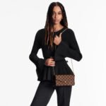 Louis Vuitton Félicie Pochette Damier Ebène Canvas 21Cm N40492 - Image 6