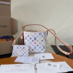Super Vip 1:1 – Louis Vuitton x Murakami All In BB White 18Cm M13089 - Image 5