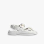 Chanel Sandal Shiny White G35927 B20276 U0451