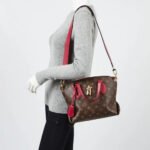 Louis Vuitton Flower Zipped Tote PM Monogram Red 29cm M44350 - Image 8