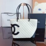 Chanel Large Cambon Tote Bag Black White 41cm - Image 2