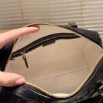 Gucci GG Emblem Small Top Handle Bag Black 22cm 815255 AAEEM 1000 - Image 6
