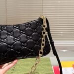 Gucci GG Emblem Super Mini Bag Black 23cm 815278 AAEEM 1000 - Image 3