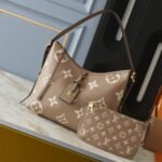 Louis Vuitton CarryAll PM Bag Tourterelle Grey 29cm M47180 - Image 2