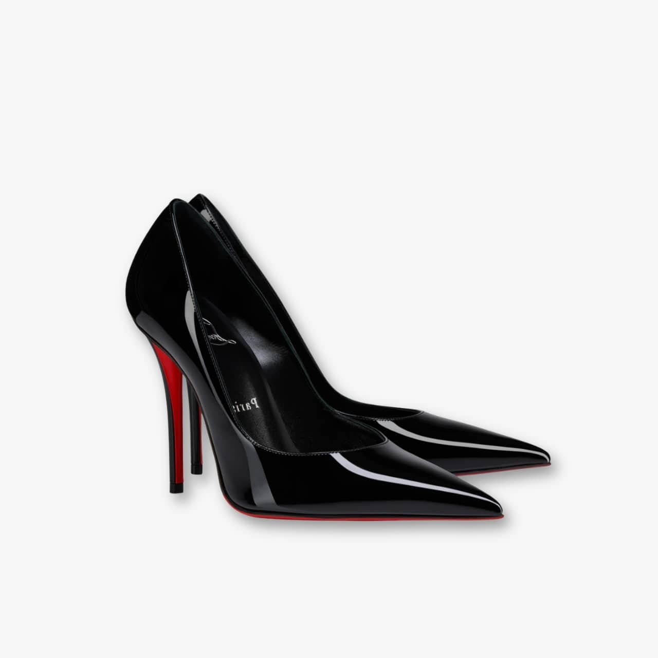 80-1 Christian Louboutin Miss Z Pump Black 1250939B439 - Image 1