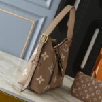 Louis Vuitton CarryAll PM Bag Tourterelle Grey 29cm M47180 - Image 3