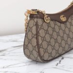 Gucci Ophidia Small Shoulder Bag Beige And Dark Brown 25Cm 735132 FABLE 9442 - Image 8