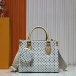 Louis Vuitton Onthego PM Bag Azure Blue And Sand 25Cm M15138 - Image 2
