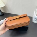 Prada Triangle Logo Shoulder Bag Brown 21Cm 1BD339 ASK F0XUG V MTO - Image 7