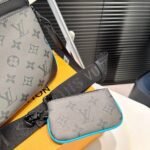 Louis Vuitton Trio Messenger Monogram Eclipse Reverse Turquoise 25Cm M11648 - Image 6