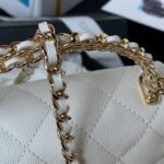 Chanel Clutch With Chain White 15cm AP3237 B10307 10601 - Image 8