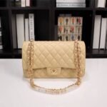 Chanel Classic Flap Bag Beige 25Cm - Image 2