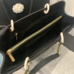 Perfect Match: Chanel Grand Shopping Tote Black 33cm X Chanel Classic Long Flap Wallet Black 19cm - Image 2