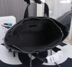 Chanel 20C Ultra Pocket Tote Bag Quilted Black Leather 37Cm As1300 90123316 - Image 5