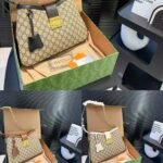 Gucci Padlock GG Medium Shoulder Bag White 33cm 795113 KHNKG 9761 - Image 4