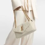 Saint Laurent Calypso Small In Blanc Vintage 27cm 734153AACQO9227 - Image 6