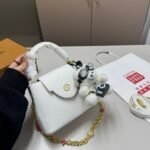 Louis Vuitton Mini Capucines Leather White 20cm - Image 2