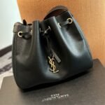 Saint Laurent Paris VII Small Hobo Black 31cm 796626AADUU1000 - Image 2