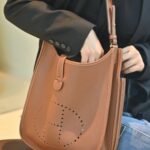 Hermes Evelyne 29 Clemence Brown 25cm - Image 5