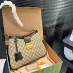 Gucci Padlock GG Medium Shoulder Bag Black 33cm 795113 KHNKG 9769 - Image 3