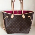 Louis Vuitton Neverfull MM Bag Pivoine Pink 31cm M41178 - Image 2