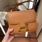 Hermes Mini Constance Epsom Leather Brown 19cm - Image 2