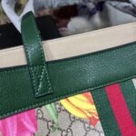 Gucci Ophidia GG Flora Medium Tote In Green 44cm - Image 4
