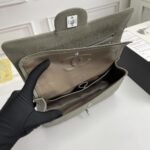 Chanel Classic Double Flap Bag Moss Green 25cm - Image 4