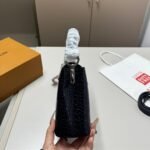 Louis Vuitton Capucines Alligator Black 20Cm N92173 - Image 4