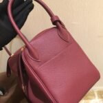 Hermès Lindy 26 Taurillon Clemence Rouge H 26cm - Image 4