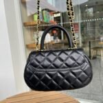 Chanel Small Flap Bag With Top Handle Black 20cm AS4573 B15144 94305 - Image 3