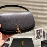 Saint Laurent Mini Voltaire Bag Black 21cm 7796420SX0W1000 - Image 4