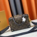 Louis Vuitton Petite Malle Souple Monogram Black 20cm M45571 - Image 3