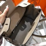 Hermes Birkin Togo Silver Hardware Etoupe Grey 25cm - Image 5