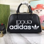 Gucci X Adidas Mini Duffle Bag Black 31.5cm 702397 U3ZCT 8726 - Image 3