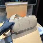 Hermes Garden Party 30 Handbag Canvas Etoupe 30cm - Image 6