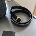 Saint Laurent Le 5 À 7 Supple Baby In Grained Leather Black 15cm 809461AADUU1000 - Image 4