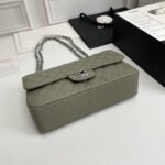 Chanel Classic Double Flap Bag Moss Green 25cm - Image 7