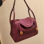Hermès Lindy 26 Taurillon Clemence Rouge H 26cm - Image 6