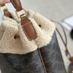 Celine Clara Bag In Triomphe Natural 20cm 116882GH3 03TV - Image 3