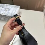 Gucci GG Marmont Half Moon Mini Bag Black 23cm - Image 5