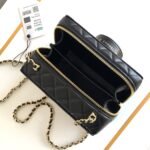 Chanel Camera Bag Leather Black 18cm AS4817 B16255 94305 - Image 6