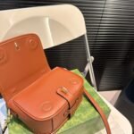 Gucci GG Emblem Mini Shoulder Bag Brown 20cm 815211 FAD6L 9758 - Image 4
