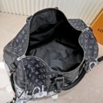 Louis Vuitton Keepall Bandouliere 50 Monogram Black And Silver 50cm M43412 - Image 7