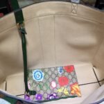 Gucci Ophidia GG Flora Medium Tote In Green 44cm - Image 6