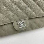 Chanel Classic Double Flap Bag Moss Green 25cm - Image 10