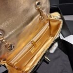 Chanel Mini Flap Bag Star Coin Purse Yellow Gold 24cm AS4646 B14873 NT671 - Image 2