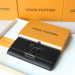 Louis Vuitton Capucines Long Wallet Black 20Cm M61248 - Image 3